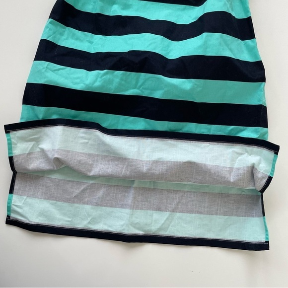 Sail to Sable Green Navy Gold Sleeveless Classic Tunic Dress Size XS - Picture 7 of 10